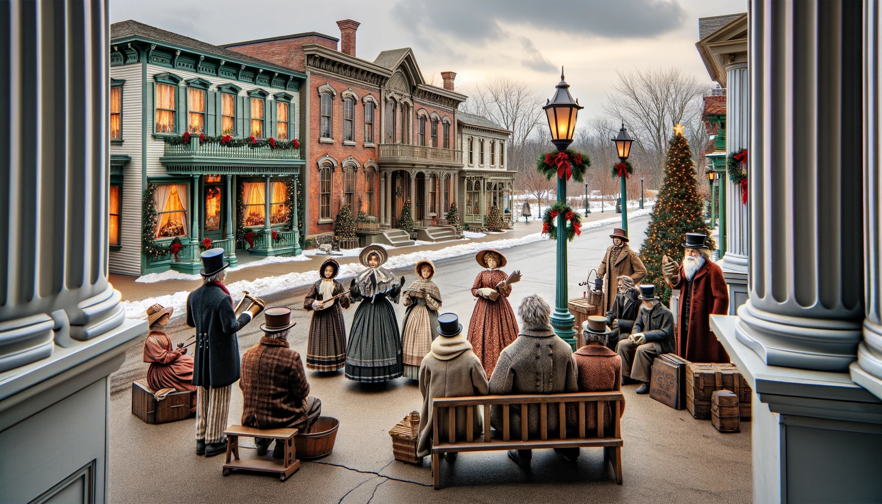 Dickens Victorian Village holiday