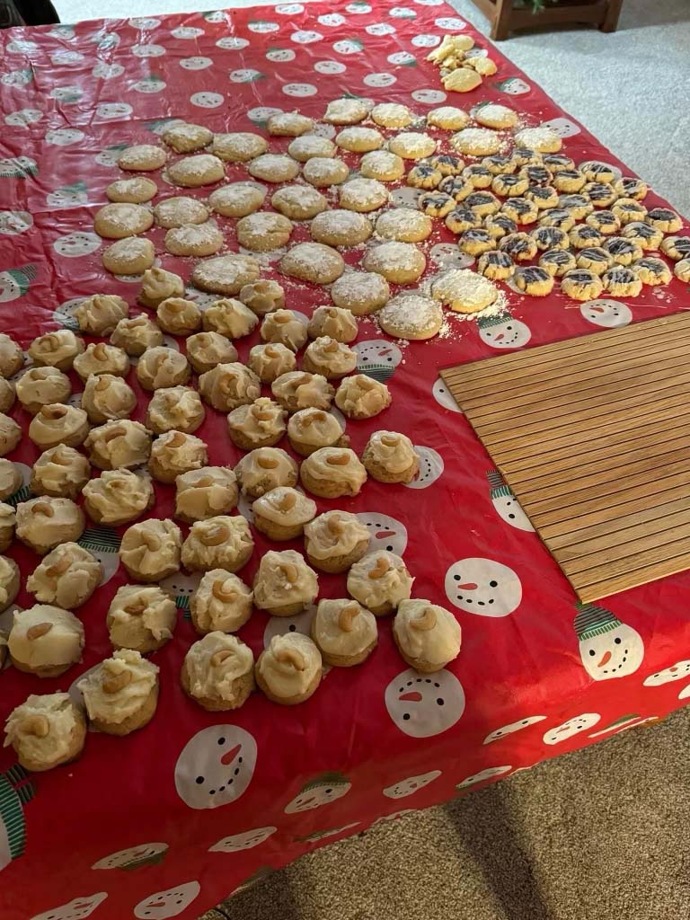 Christmas cookies and dreaming