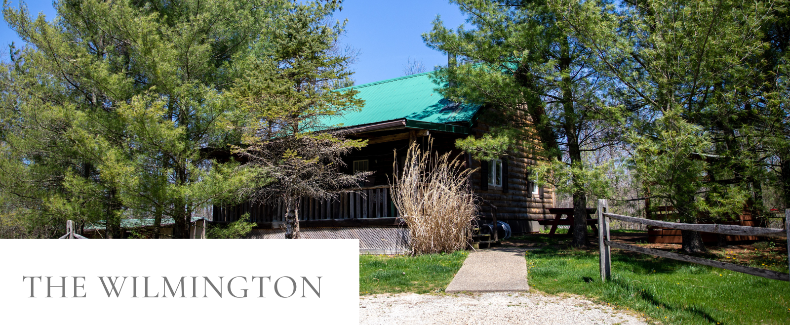 The Wilmington Cabin adventure-themed log cabin rental