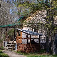 huntington cabin front