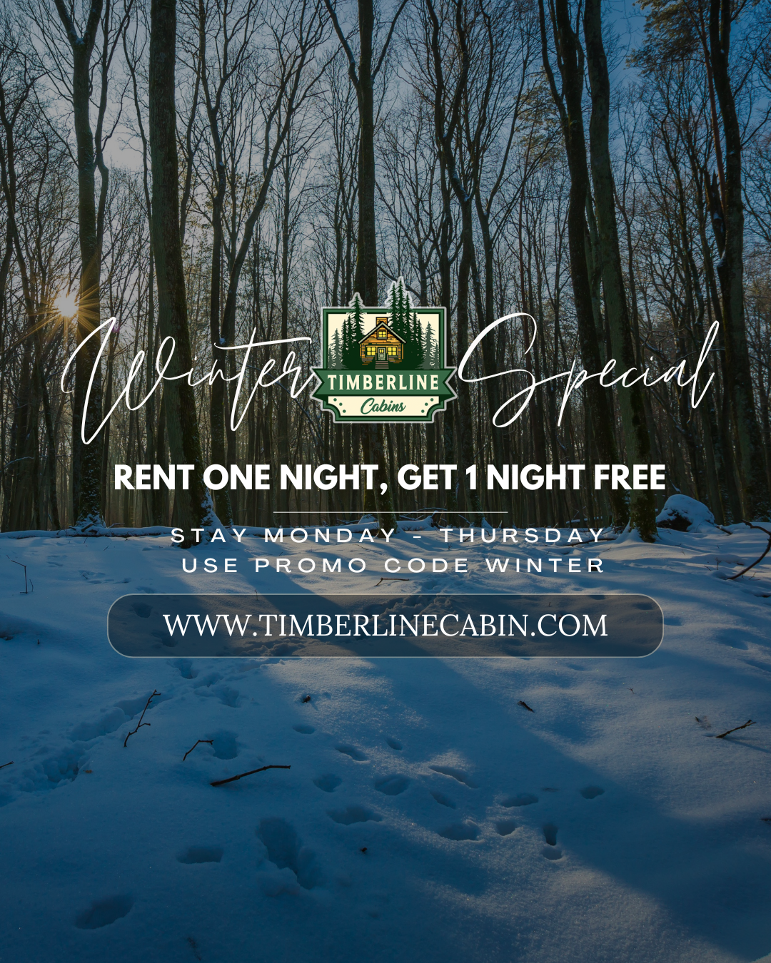 Timberline cabin rental