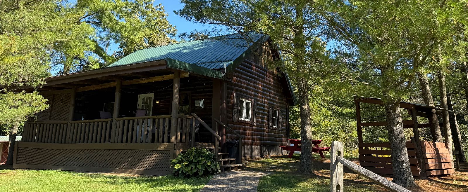 The Wilmington Cabin adventure-themed log cabin rental